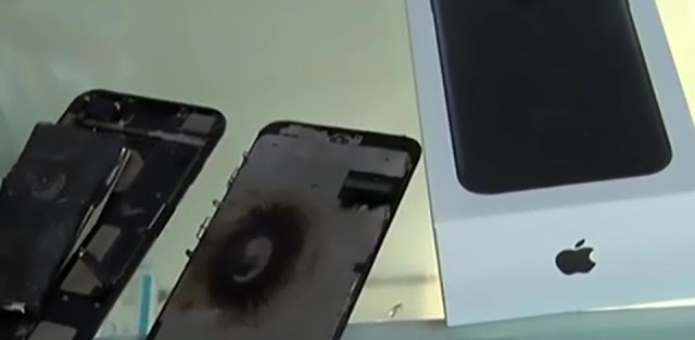 Μια ακόμη έκρηξη του iphone 7 κατά την φόρτιση - Φωτογραφία 6