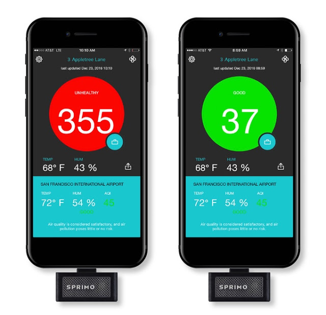 Sprimo ... Μια συσκευή που αναλύει τον αέρα που αναπνέετε - Φωτογραφία 4