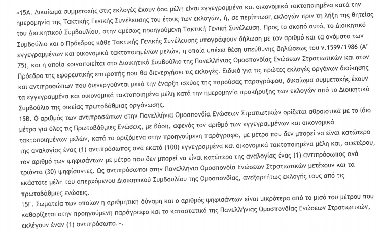 Νομοσχέδιο ΥΠΕΘΑ: Φωτογραφικές ρυθμίσεις στον χακί συνδικαλισμό - Φωτογραφία 4