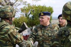 Επισκέψεις του Στρατηγού Διοικητή της 1ης ΣΤΡΑΤΙΑΣ Δημόκριτου Ζερβάκη για Ανταλλαγή Πασχαλινών Ευχών