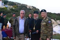Στο Καστελόριζο για Πάσχα ο Δ. Βίτσας μαζί με τον Α/ΓΕΣ Αντγο Αλκ. Στεφανή