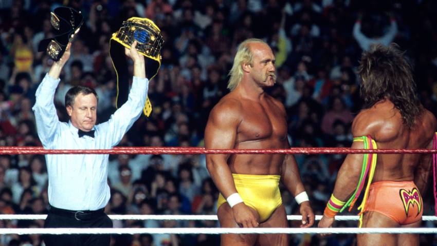 Η μητέρα των μαχών στο Wrestling: Hulk Hogan Vs Ultimate Warrior! [video] - Φωτογραφία 1