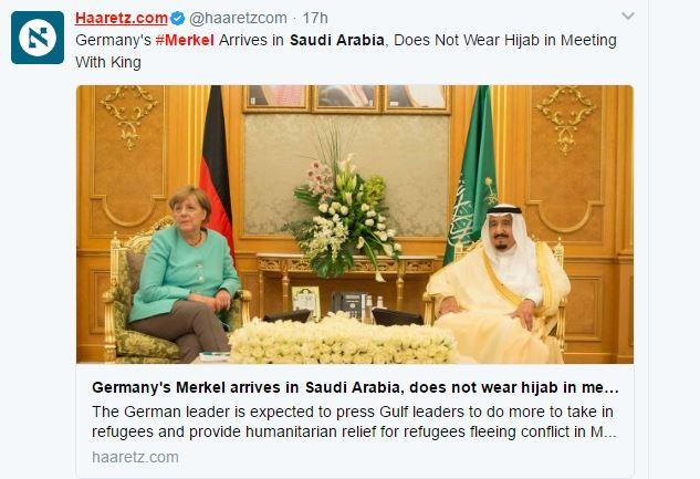 Το πρώτο θέμα στον κόσμο: Χωρίς μαντήλα η Μέρκελ στη Σαουδική Αραβία - Φωτογραφία 4