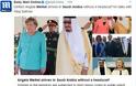 Το πρώτο θέμα στον κόσμο: Χωρίς μαντήλα η Μέρκελ στη Σαουδική Αραβία - Φωτογραφία 2