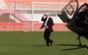 Με ελικόπτερο έφτασε ο Ιβάν Σαββίδης στο γήπεδο για τον Τελικό Κυπέλλου - Δείτε τον να προσγειώνετε... [video]