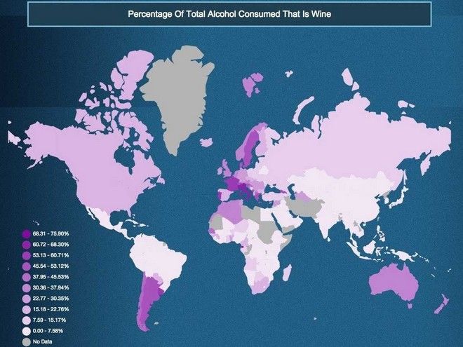 Χάρτες: Οι πιο μεθυσμένες χώρες του πλανήτη. Πόσο πίνουμε στην Ελλάδα [photos] - Φωτογραφία 5