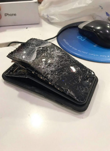 Ένα ακόμη iphone 7 εξερράγη στα χέρια του ιδιοκτήτη του τραυματίζοντας τα δάχτυλα του - Φωτογραφία 5