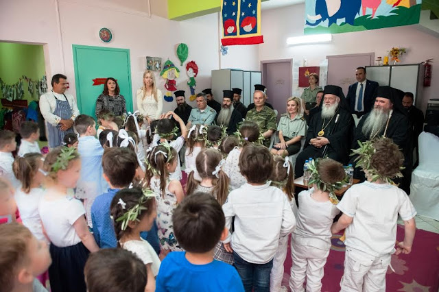 Επίσκεψη Μακαριώτατου Αρχιεπισκόπου Αθηνών και Πάσης Ελλάδος κ.κ. Ιερώνυμου Β΄ στο Στρατόπεδο ΝΤΑΛΙΠΗ - Φωτογραφία 8