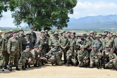 Εκπαίδευση Εθνοφυλάκων του Δ'ΣΣ παρουσία του Αντγου Γ. Καμπά