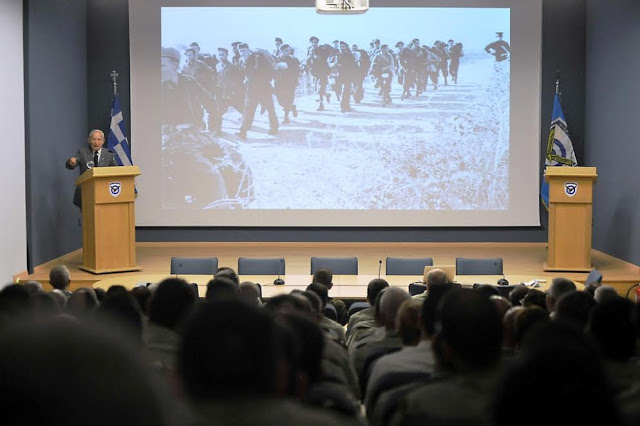 Ομιλία Επιτίμου Διοικητή 1ης ΣΤΡΑΤΙΑΣ Αντιστρατήγου ε.α. Κωνσταντίνου Κόρκα στο ΓΕΣ - Φωτογραφία 8