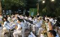 Συγκίνησε η μπάντα του ΠΝ στη Λάρισα – Αφιέρωσε τραγούδι στους νεκρούς του Σαραντάπορου (φωτό – βίντεο) - Φωτογραφία 5