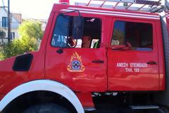 Ξημερώματα στη Λαμία: Φωτιά σε φορτηγό, συναγερμός στην Π.Υ.