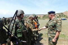 Σε άσκηση του 10ου ΣΠ ο Δκτης 1ης Στρατιάς Αντγος Δημόκριτος Ζερβάκης