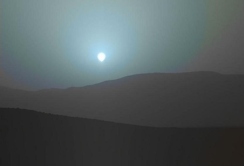 Το μπλέ ηλιοβασίλεμα του Άρη - Φωτογραφία 2