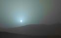 Το μπλέ ηλιοβασίλεμα του Άρη