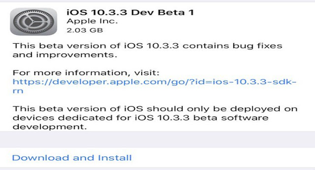Η Apple κυκλοφόρησε την beta ios 10.3.3 στους προγραμματιστές - Φωτογραφία 3