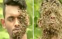 Νεαρός αφήνει 60.000 μέλισσες να… ''ξεκουραστούν''  στο κεφάλι του