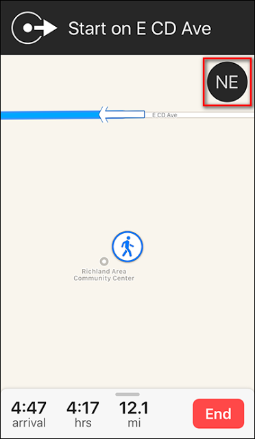 Πώς να ενεργοποιήσετε την πυξίδα στους Χάρτες της Apple - Φωτογραφία 6