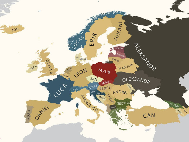 Αυτά είναι τα πιο δημοφιλή ονόματα στην Ευρώπη - Φωτογραφία 3