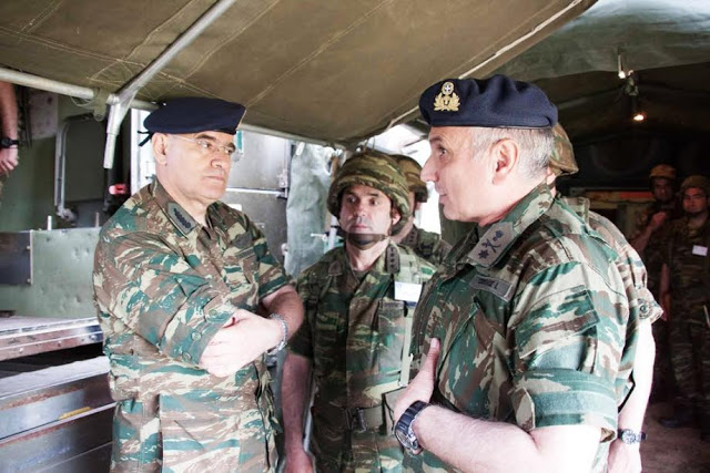Επισκέψεις Δκτη 1ης ΣΤΡΑΤΙΑΣ/EU-OHQ Αντγου Δημόκριτου Ζερβάκη στην Περιοχή Ευθύνης του Δ΄ Σώματος Στρατού - Φωτογραφία 1