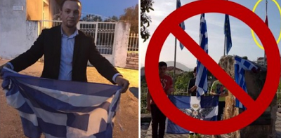 Η «ΜΕΓΑΛΗ ΑΛΒΑΝΙΑ» ΧΤΥΠΗΣΕ: Εξτρεμιστές Αλβανοί έκαψαν ελληνική σημαία και βεβήλωσαν μνημείο της μειονότητας (Εικόνες) - Φωτογραφία 1