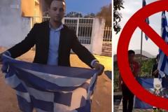 Η «ΜΕΓΑΛΗ ΑΛΒΑΝΙΑ» ΧΤΥΠΗΣΕ: Εξτρεμιστές Αλβανοί έκαψαν ελληνική σημαία και βεβήλωσαν μνημείο της μειονότητας (Εικόνες)