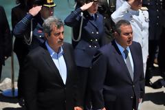 Ο Υπουργός Εθνικής Άμυνας Πάνος Καμμένος στις εκδηλώσεις τιμής και μνήμης για τον Ήρωα Σμηναγό Κώστα Ηλιάκη στην Κάρπαθο