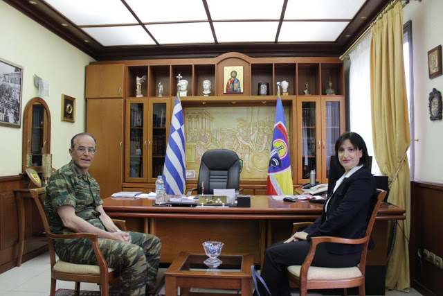 Επίσκεψη Ειδικής Γραμματέα του ΥΠΕΘΑ Καλλιόπης Παπαλεωνίδα στο Γ΄ και Δ΄ Σώμα Στρατού - Φωτογραφία 4