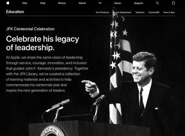 Η Apple γιορτάζει την 100η επέτειο του John F. Kennedy με εκπαιδευτικό περιεχόμενο - Φωτογραφία 3