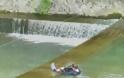 Θρίλερ με άντρα που έπεσε στο Ληθαίο ποταμό [photos+video] - Φωτογραφία 3
