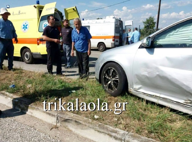 Τροχαίο ατύχημα με τρεις τραυματίες νωρίτερα στα Τρίκαλα [photos] - Φωτογραφία 2