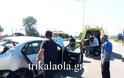 Τροχαίο ατύχημα με τρεις τραυματίες νωρίτερα στα Τρίκαλα [photos] - Φωτογραφία 3