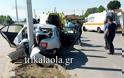 Τροχαίο ατύχημα με τρεις τραυματίες νωρίτερα στα Τρίκαλα [photos] - Φωτογραφία 4