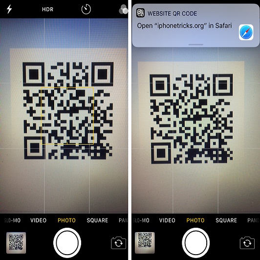 Σαρώστε κωδικούς QR με την κάμερα του iphone στο ios 11 - Φωτογραφία 3