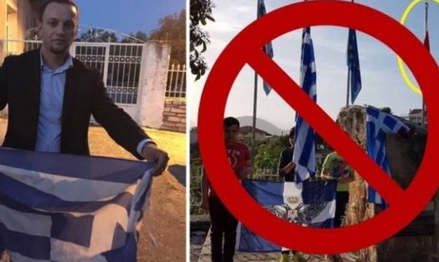 Συνελήφθη ο Αλβανός εθνικιστής που ποδοπατούσε και έκαιγε ελληνικές σημαίες - Δείτε τον [photo] - Φωτογραφία 2