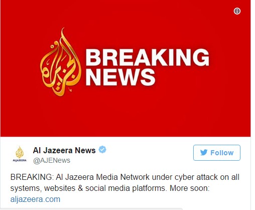 «Κατέρρευσε» το Al Jazeeraν- Χάκαραν όλο το δίκτυο - Φωτογραφία 4