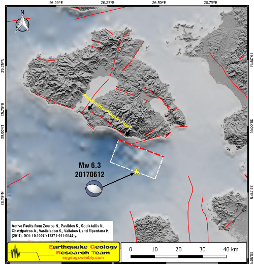 Αυτό είναι το ρήγμα της Λέσβου - Δείτε απεικόνιση της περιοχής του σεισμού [photo] - Φωτογραφία 2