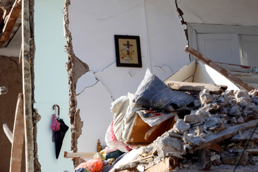Σεισμός Μυτιλήνη: Χωριό – φάντασμα η Βρίσα - Φωτογραφία 1