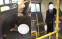 Ένα απίστευτο περιστατικό - Φωτογραφίες Σοκ: Ρασοφόρος την βγάζει έξω μέσα σε λεοφωρείο και δείτε τι κάνει... [photo] - Φωτογραφία 2