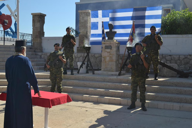 Επιμνημόσυνη δέηση προς τιμήν του Λοχία (ΠΖ) Νικόλαου Σάββα, ήρωα της Μεγίστης κατά τον Β΄ Παγκόσμιο Πόλεμο - Φωτογραφία 4