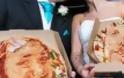 Ζευγάρι έκοψε πίτσα αντί για τούρτα στο γάμο του