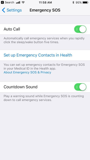 Πως να ρυθμίσετε και να χρησιμοποιήσετε τη λειτουργία SOS στο iOS 11 - Φωτογραφία 6