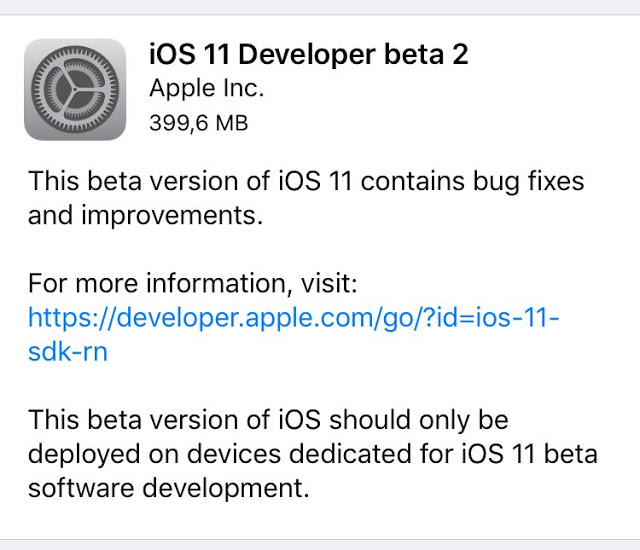 Κυκλοφόρησε η δεύτερη beta του ios 11 από την Apple - Φωτογραφία 3