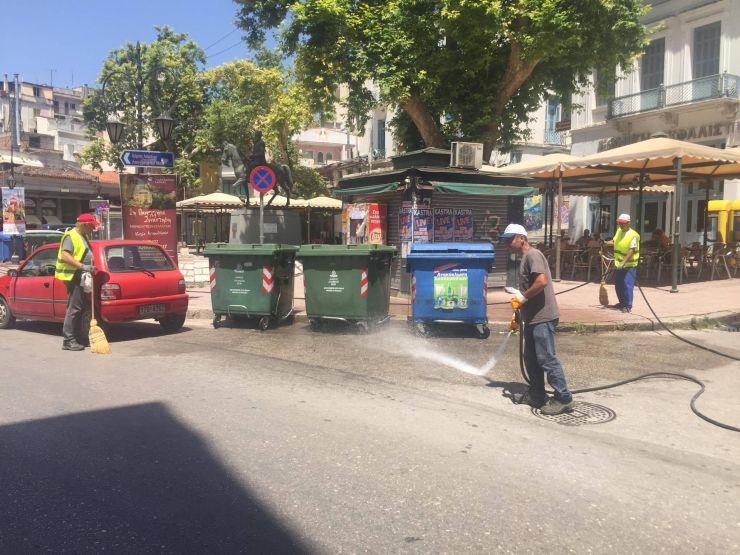 Λαμία: Μάχη στους δρόμους με τα σκουπίδια [photos+video] - Φωτογραφία 2