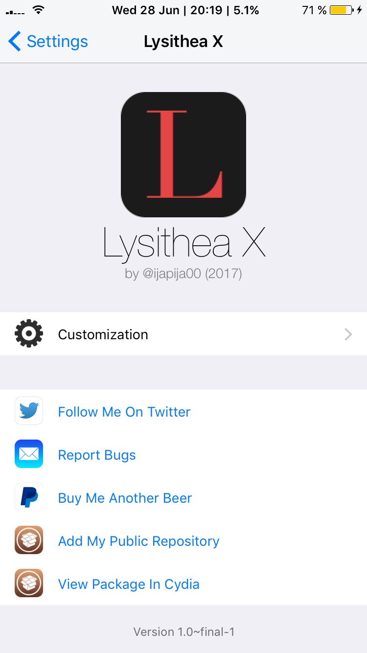 Lysithea X: Ένα νέο tweak για την εμφάνιση της μουσικής - Φωτογραφία 3