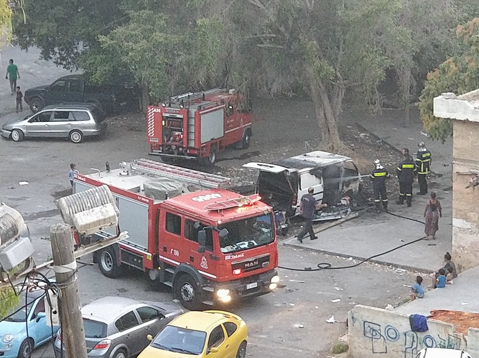 Συναγερμός για φωτιά σε πάρκινγκ του Ηρακλείου... [photo] - Φωτογραφία 8