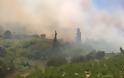 Μεγάλη πυρκαγιά απειλεί σπίτια στην Κορώνη - Φωτογραφία 2