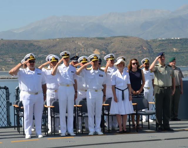 Συμμετοχή Αρχηγού Στόλου στην Τελετή Αλλαγής Διοίκησης της Μόνιμης Ναυτικής Δύναμης του ΝΑΤΟ 2 (SNMG-2) - Φωτογραφία 2