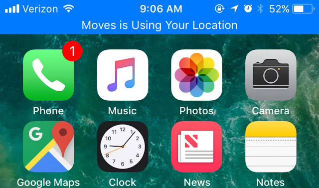 Το iOS 11 δείχνει, όταν μια εφαρμογή χρησιμοποιεί το geolocation στο παρασκήνιο - Φωτογραφία 3