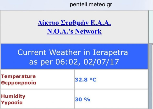 Ποιος καύσωνας; Κάπου στην Κρήτη χρειάζονται...ζακέτα! - Φωτογραφία 2